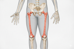 Imagen ilustrativa del artículo Fémur: qué es, anatomía y partes