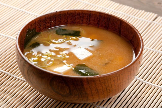 Sopa de algas marinas