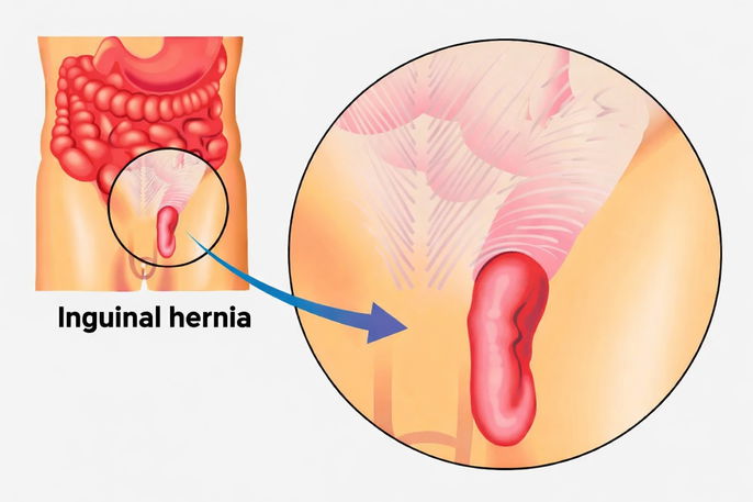inguinal hernia diagram