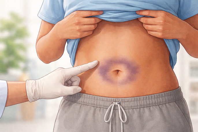 Cullen's sign | AI-generated image