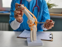 Imagen ilustrativa del artículo Rodilla: partes, lesiones y prótesis