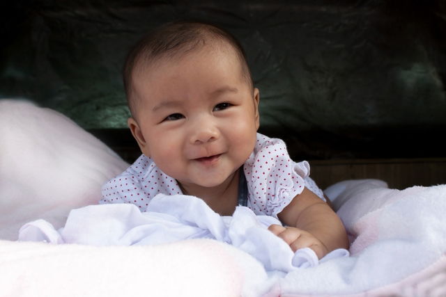 Bebê sorrindo