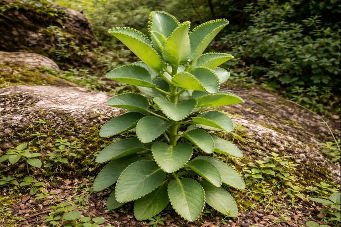 Vibrant kalanchoe pinnata plant | image generated by AI
