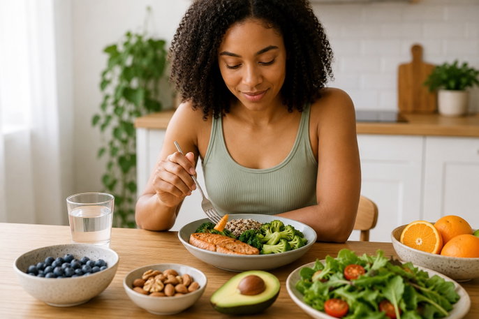 Cortisol detox diet food options | AI-generated image