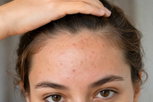 Illustrative image of the article Forehead Acne: 10 Common Causes & What to Do