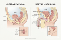 Imagen ilustrativa del artículo Uretra: qué es, funciones y diferencias entre la femenina y masculina