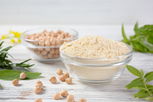 Illustrative image of the article Chickpea Flour: Health Benefits, Nutrition Facts & Recipes